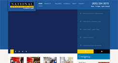Desktop Screenshot of nationalcustomhollowmetal.com